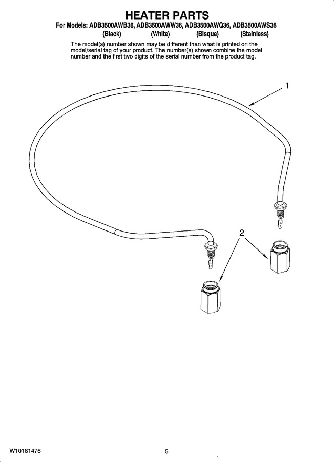 Diagram for ADB3500AWS36