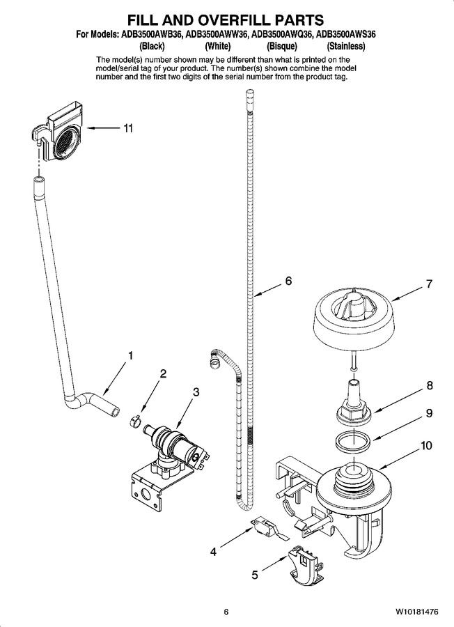 Diagram for ADB3500AWS36