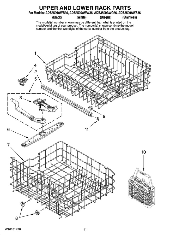 Diagram for ADB3500AWS36
