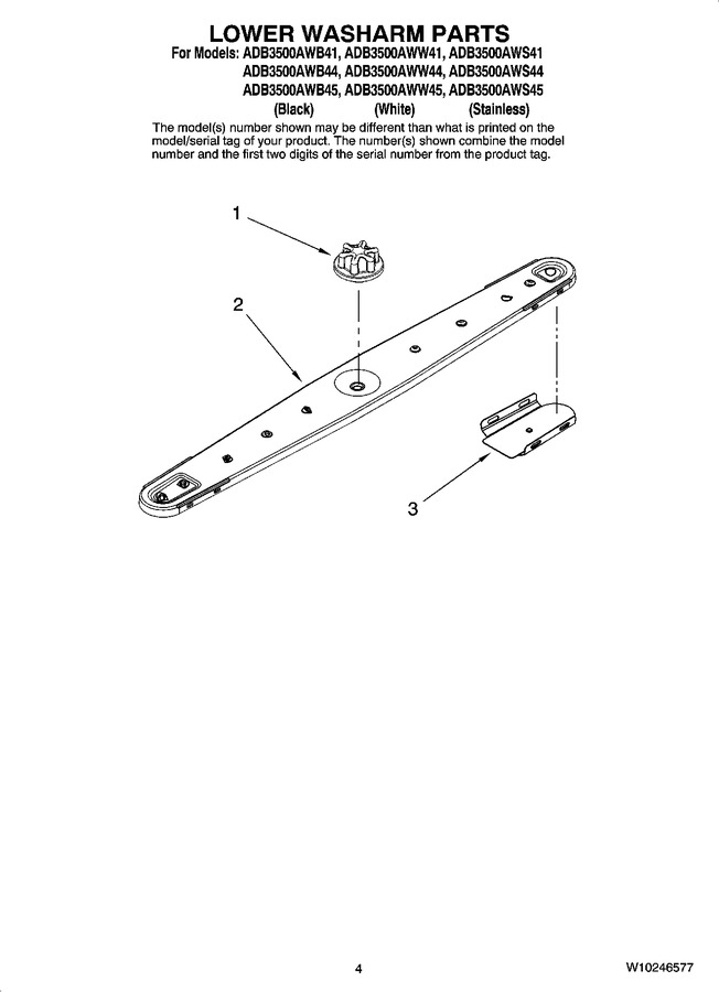 Diagram for ADB3500AWB44