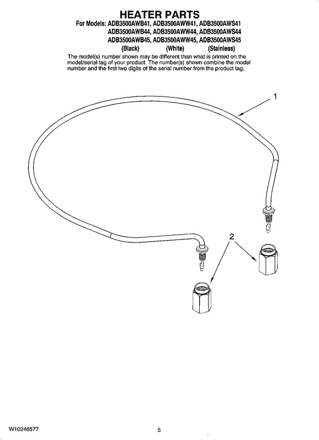Diagram for ADB3500AWB45