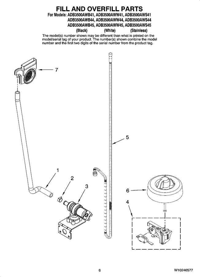 Diagram for ADB3500AWB45