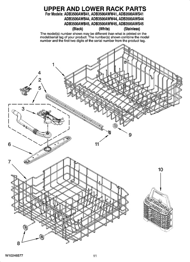 Diagram for ADB3500AWB44