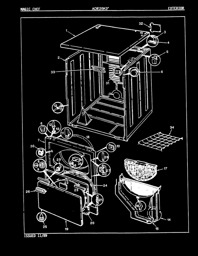 Diagram for ADE25K3W
