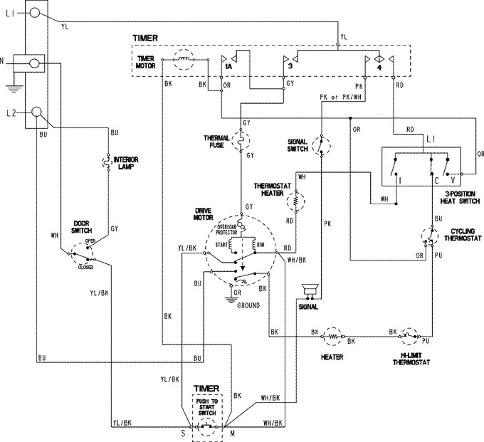 Diagram for ADE7005AYW