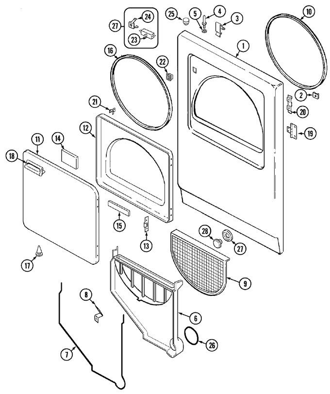 Diagram for PYE2000AZW