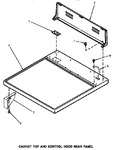 Diagram for 01 - Cabinet Top & Control Hood Rear Panel