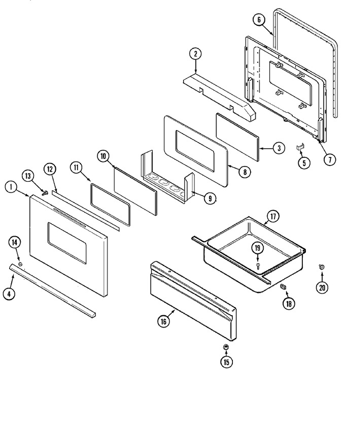 Diagram for MER4320AAW
