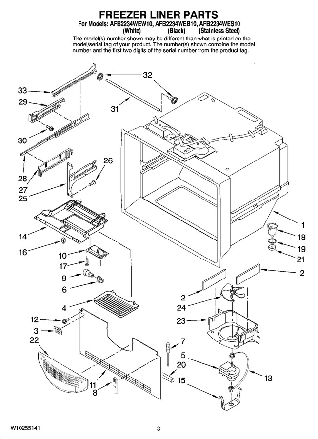 Diagram for AFB2234WEB10