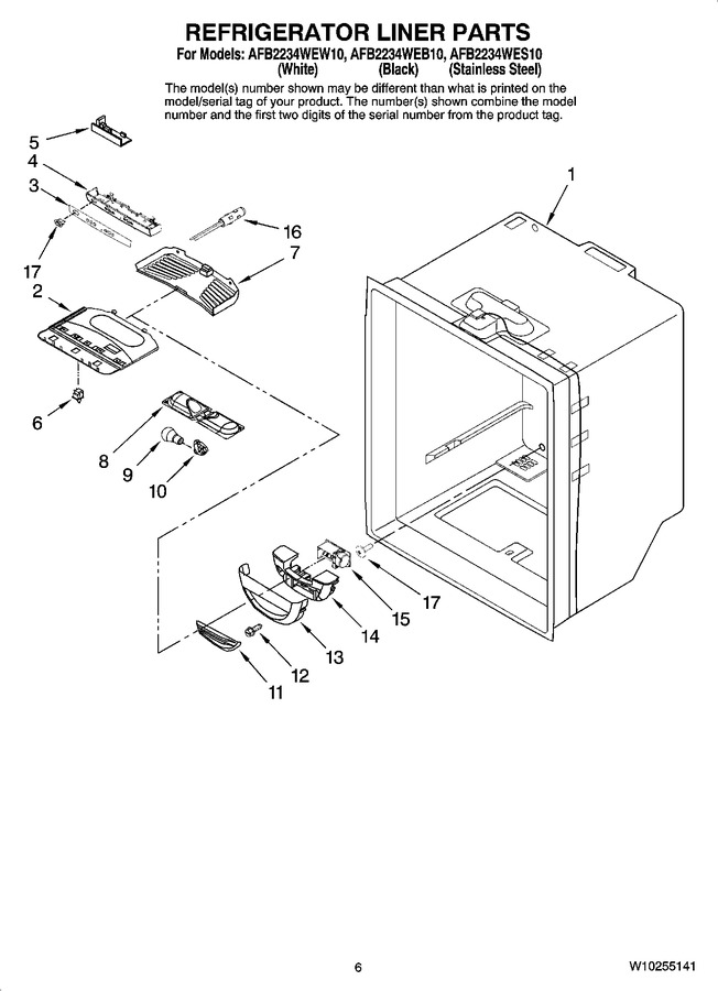 Diagram for AFB2234WEW10