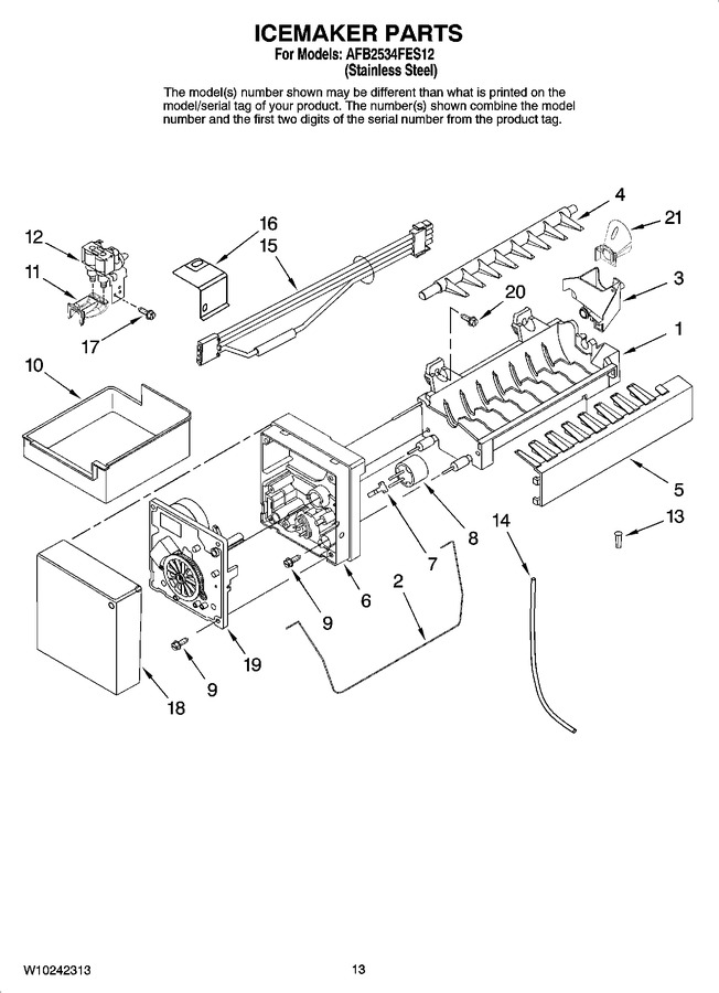 Diagram for AFB2534FES12