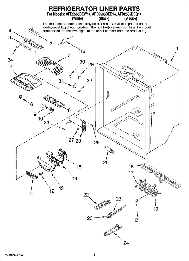 Diagram for AFD2535DEB14