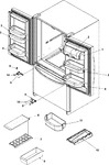 Diagram for 11 - Ref Dr Storage & Center Hinges