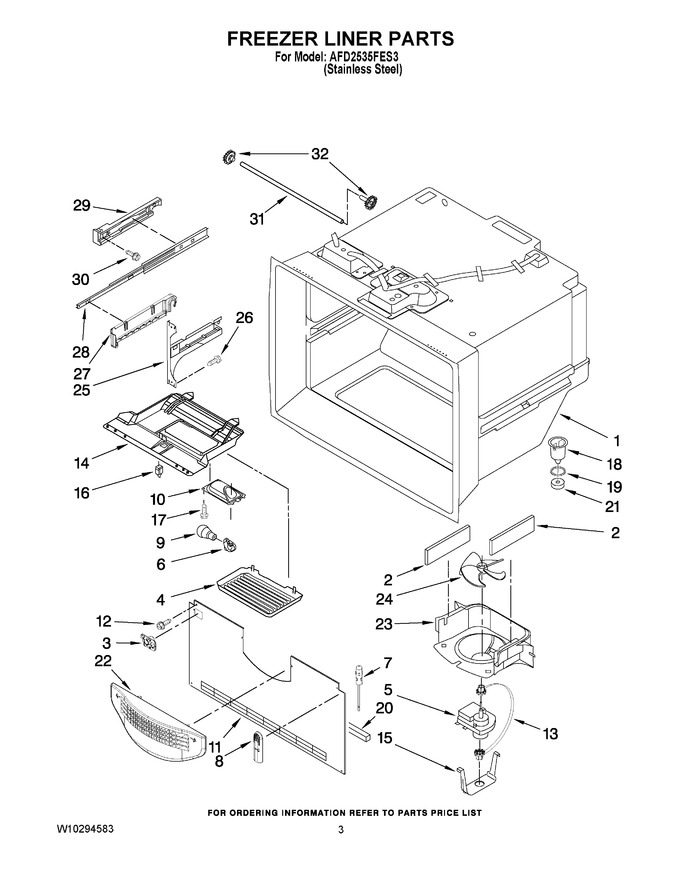 Diagram for AFD2535FES3