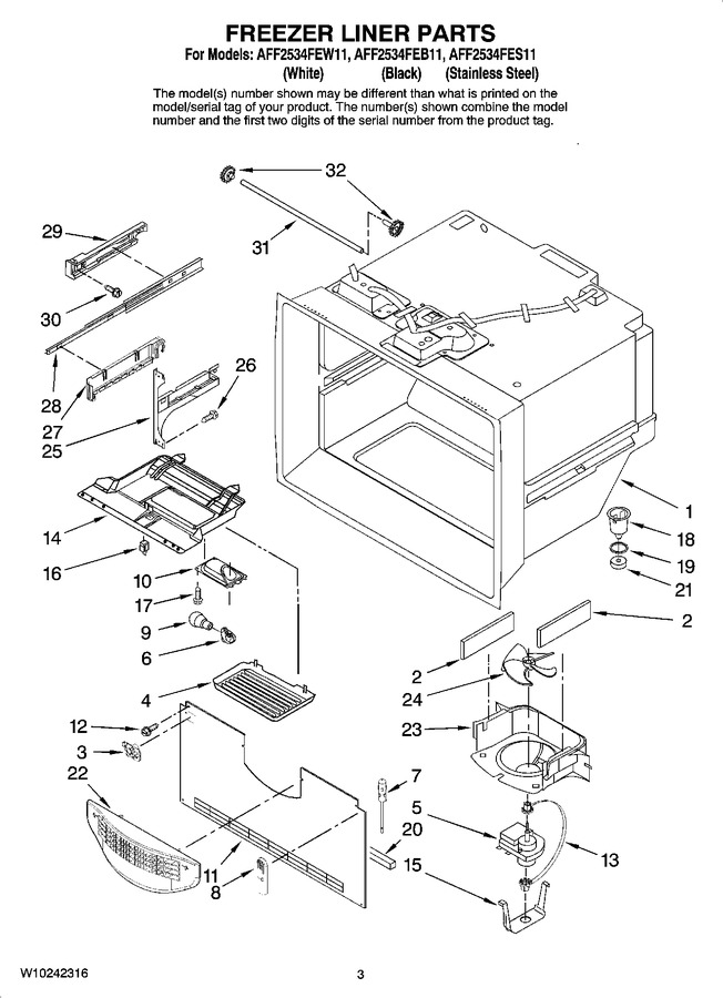 Diagram for AFF2534FEB11