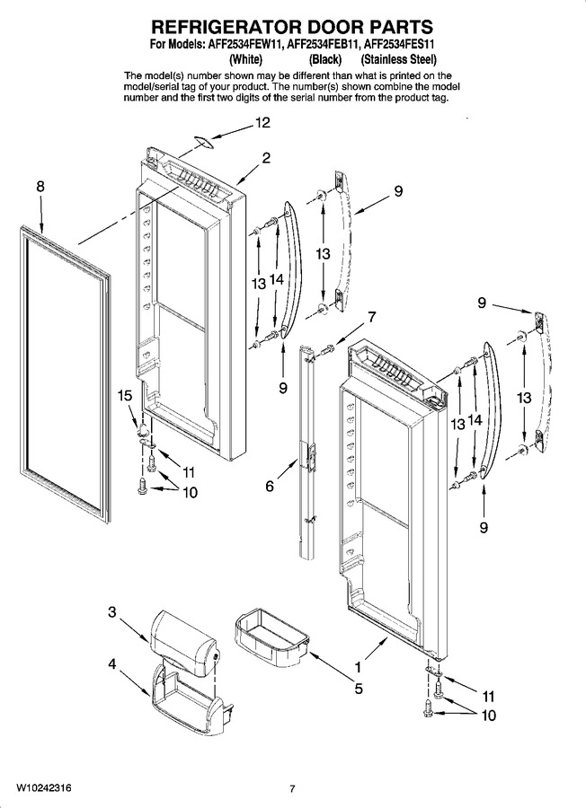Diagram for AFF2534FES11
