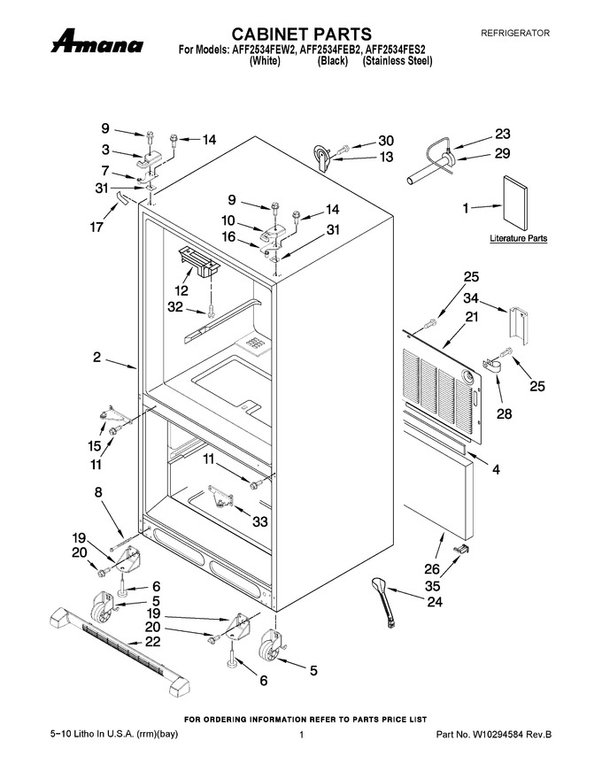 Diagram for AFF2534FEW2