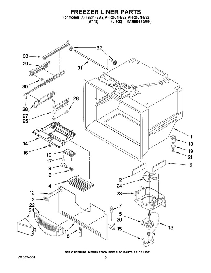 Diagram for AFF2534FEW2