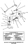 Diagram for 04 - Gas Valve, Igniter & Gas Conversion Kits