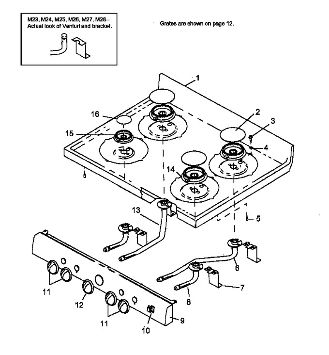 Diagram for AGM585WW (BOM: P1143083NWW)