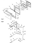 Diagram for 05 - Oven Door And Gas Supply