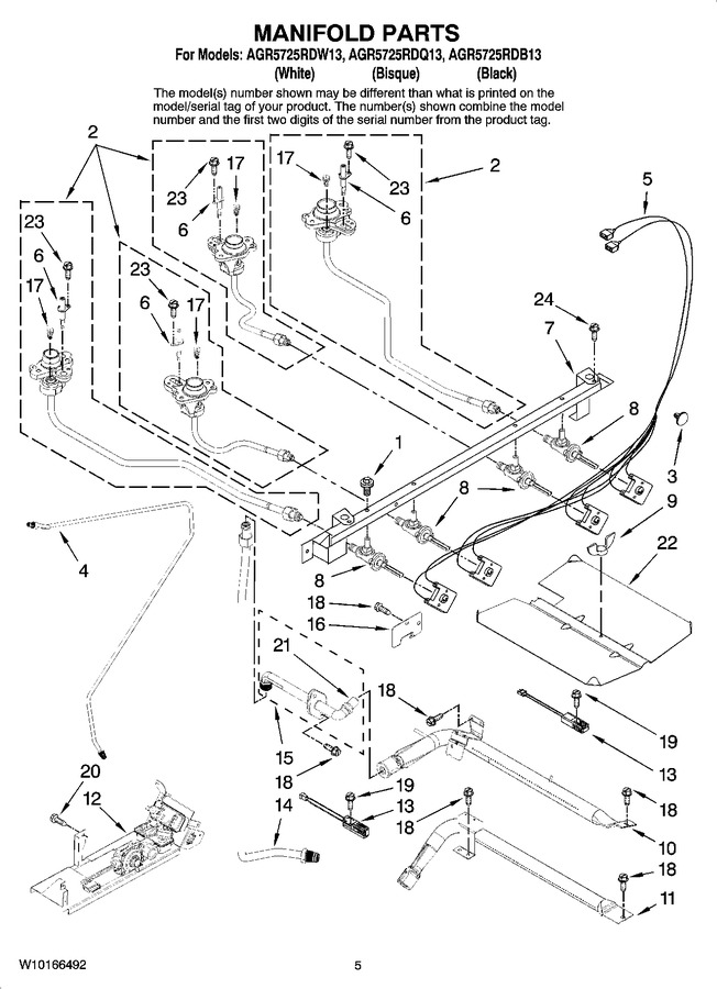 Diagram for AGR5725RDW13