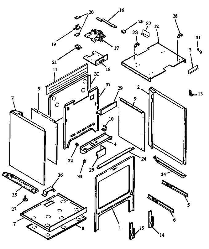 Diagram for AGS746E (BOM: P1130736N E)