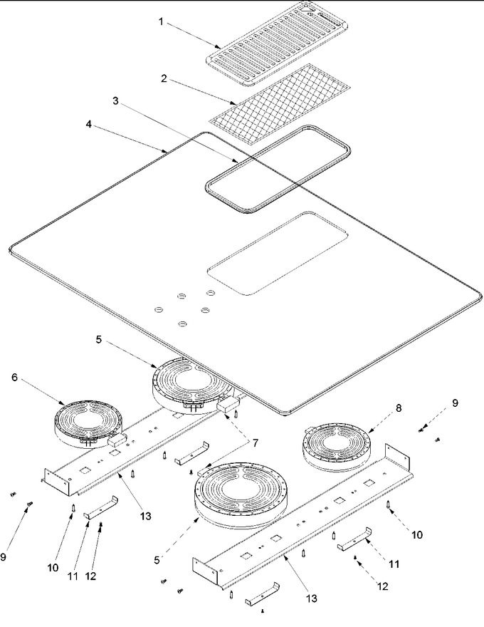 Diagram for AKEF3070WW (BOM: P1131763NWW)