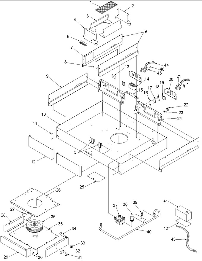 Diagram for AKGD3050WW (BOM: P1131633NWW)