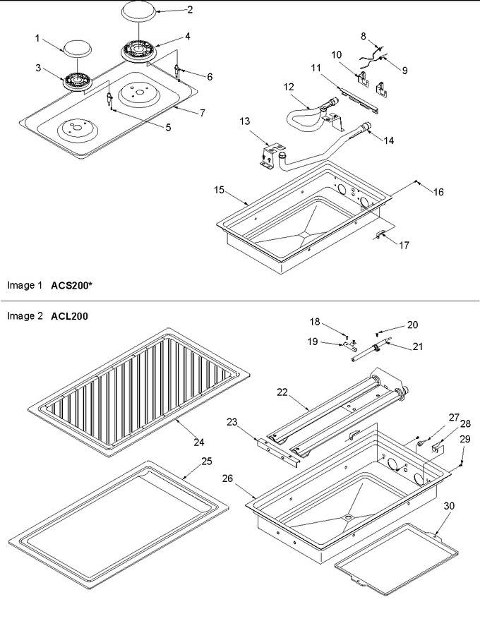 Diagram for AKGD3050WW (BOM: P1131631NWW)