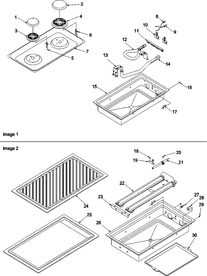 Diagram for AKGD3060WW (BOM: P1131629NWW)