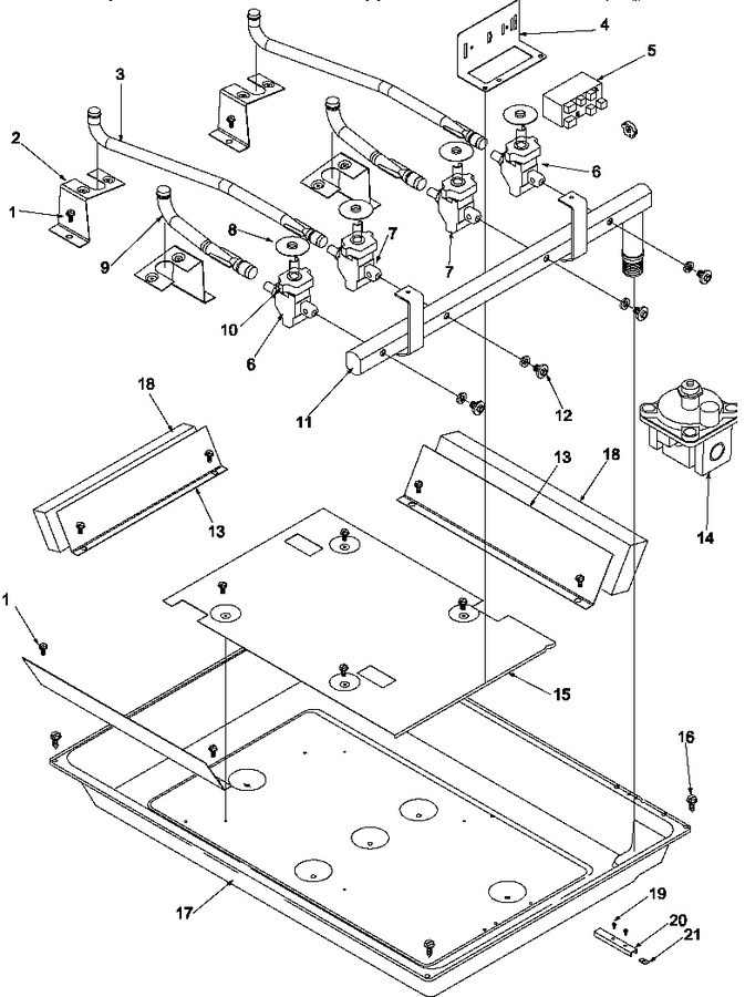 Diagram for AKS3020W (BOM: P1142517N W)