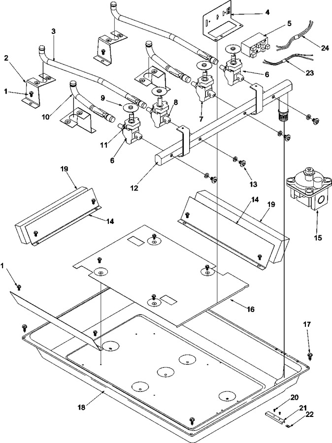 Diagram for AKS3040WW (BOM: P1142518NWW)