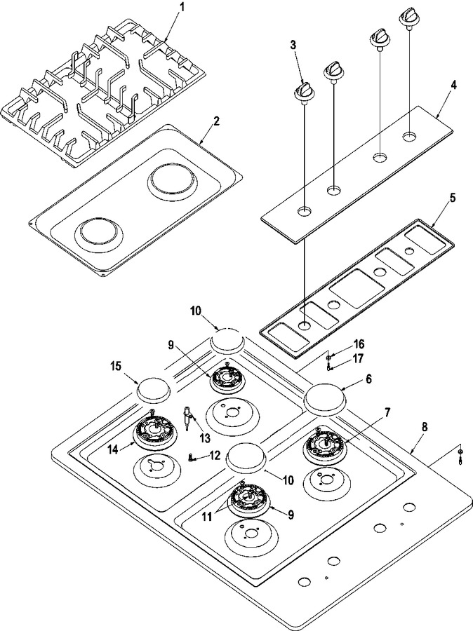 Diagram for AKS3040WW (BOM: P1142518NWW)