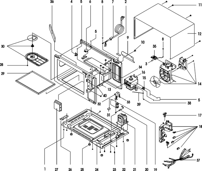 Diagram for ALD10D (BOM P1331011M)-