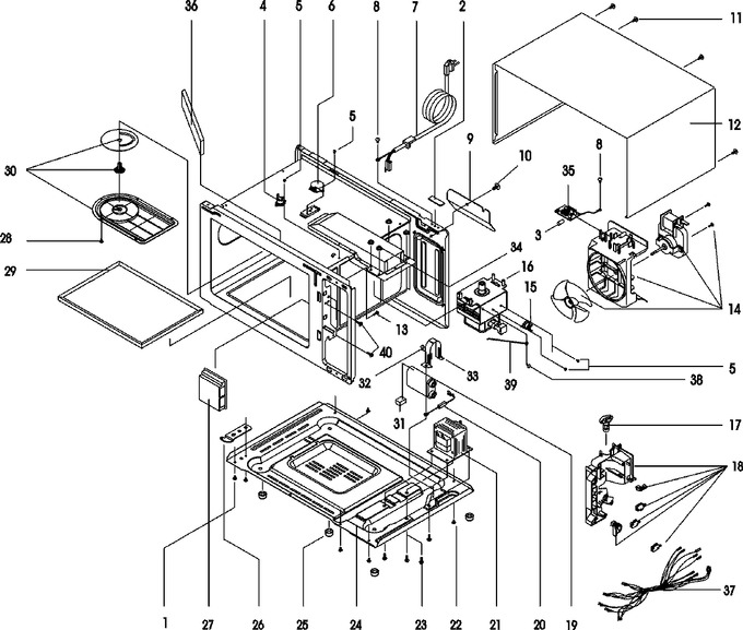 Diagram for ALD10D (BOM: P1331011M)