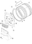 Diagram for 04 - Front Bulkhead, Air Duct & Drum