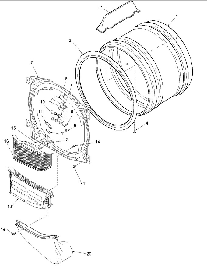 Diagram for ALE643RAW (BOM: PALE643RAW)