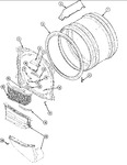 Diagram for 04 - Front Bulkhead, Air Duct & Drum