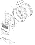 Diagram for 04 - Front Bulkhead, Air Duct & Drum