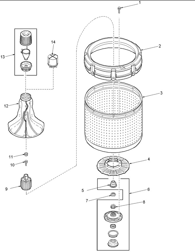 Diagram for ALW540RAW (BOM: PALW540RAW)