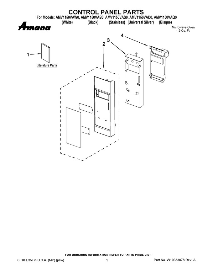 Diagram for AMV1150VAB0