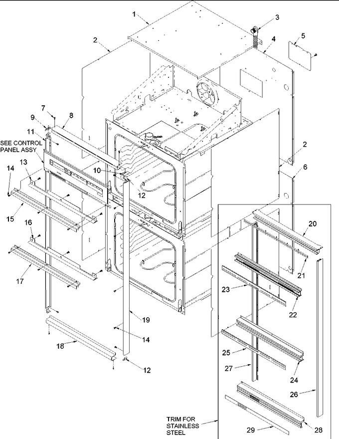 Diagram for AOCD2770WW (BOM: P1132370NWW)