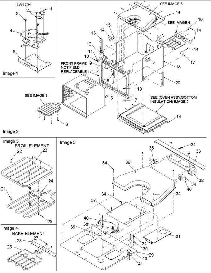 Diagram for AOES3030WW (BOM: P1132354NWW)