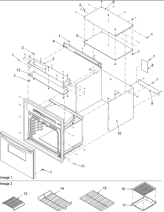 Diagram for AOES3030WW (BOM: P1132354NWW)