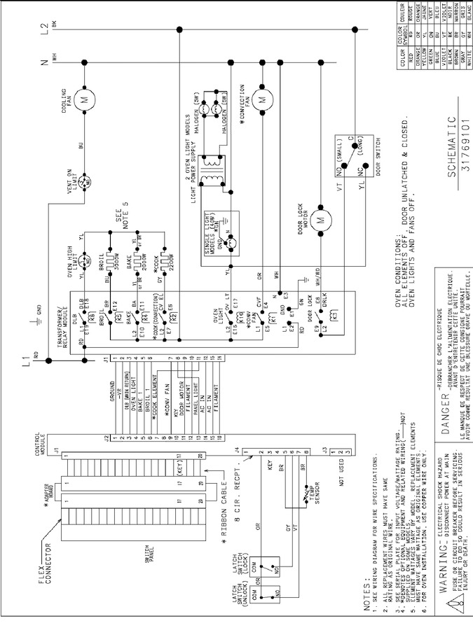 Diagram for AOES3030WW (BOM: P1132379NWW)