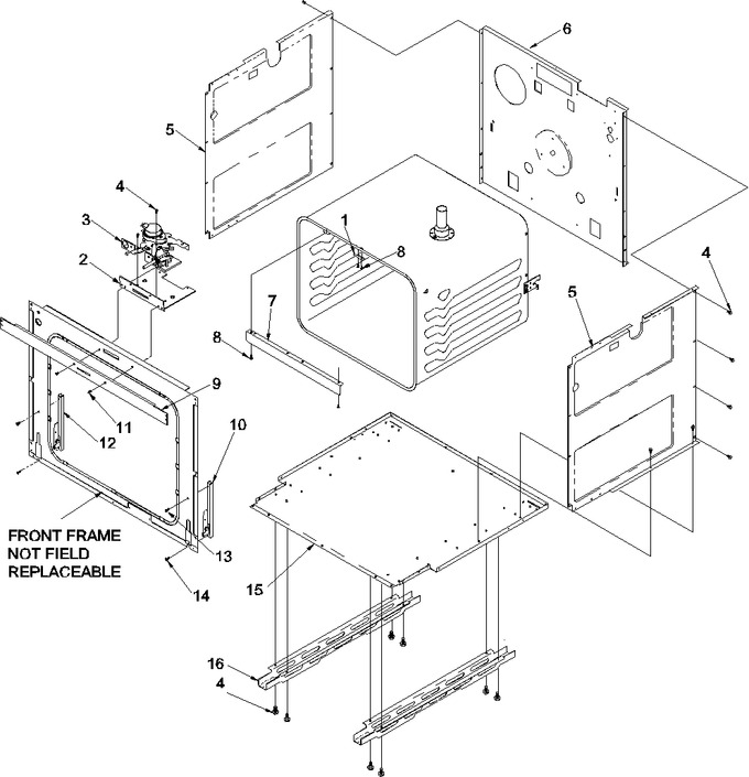 Diagram for AOES2730WW (BOM: P1132367NWW)