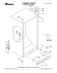 Diagram for 01 - Cabinet Parts
