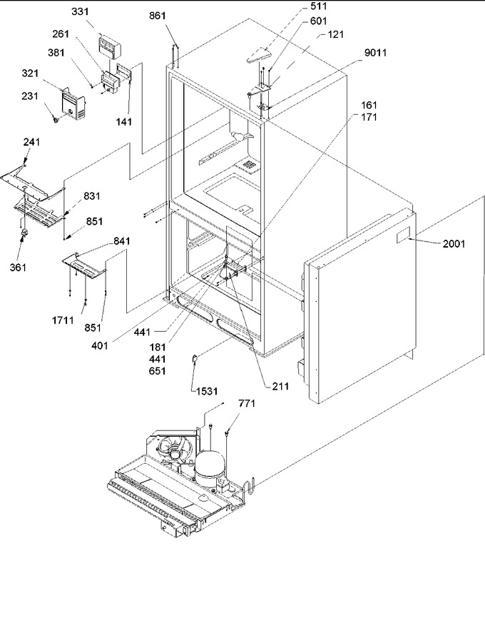 Diagram for ARB2117AS (BOM: PARB2117AS0)