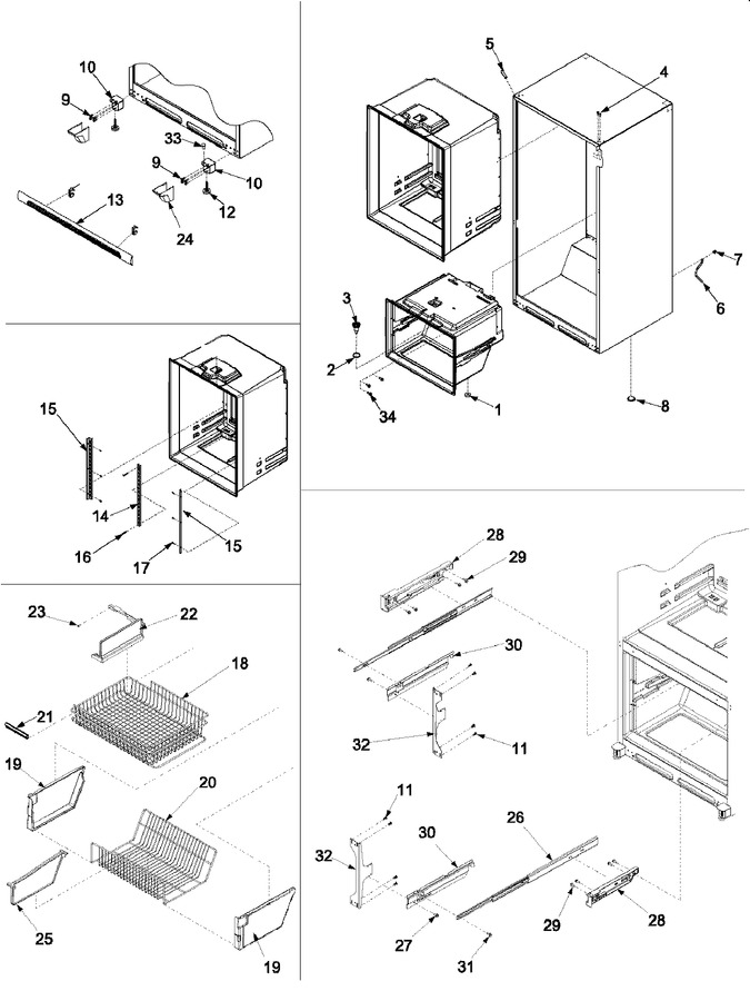 Diagram for ARB2257CSL (BOM: PARB2257CS0)
